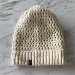 The North Face unisex beanie ivory